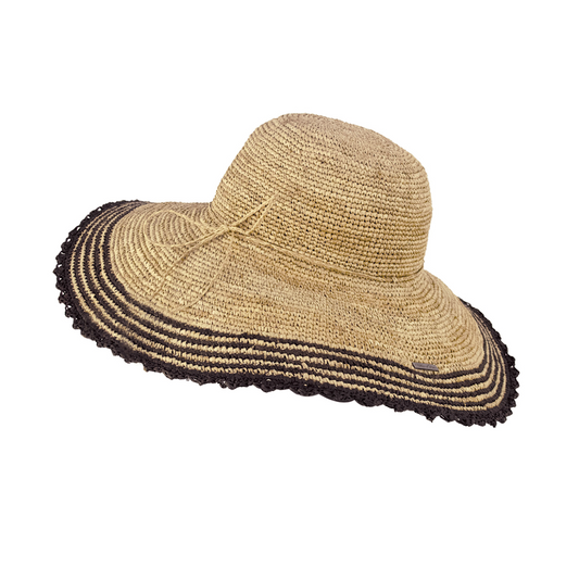 Chapeau femme raphia