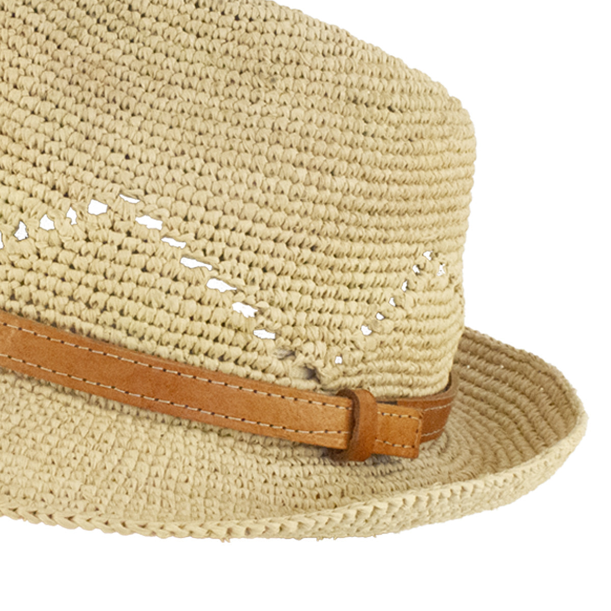 Chapeau homme borsalino en raphia