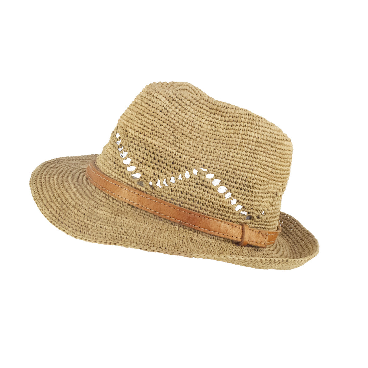 Chapeau homme borsalino en raphia