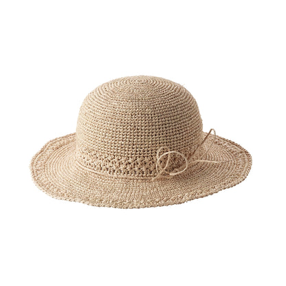 alt chapeau cloche pour femme fait main raphia paille