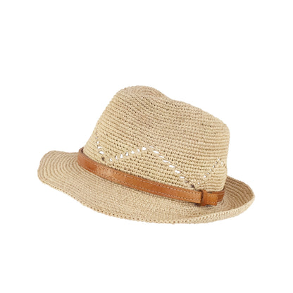 alt chapeau borsalino d'été pour homme en paille de raphia