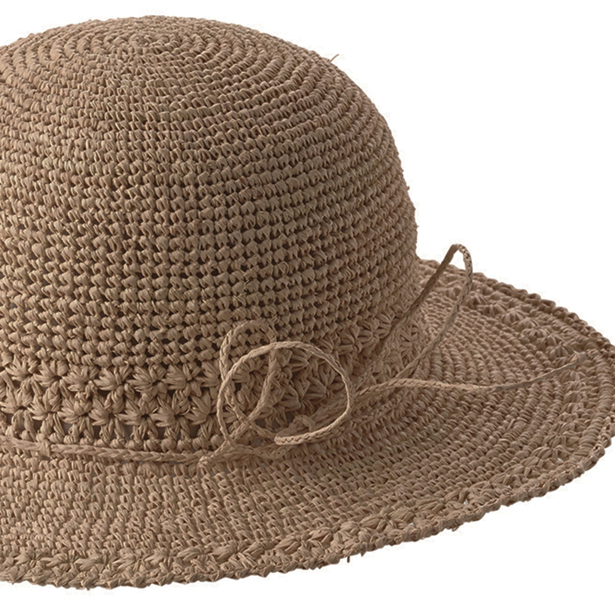 alt chapeau cloche d'été pour femme en paille de raphia