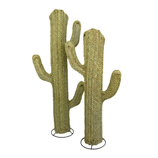 Cactus décoratifs en fibre de palmier