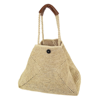 alt grand sac de plage en raphia tendance été