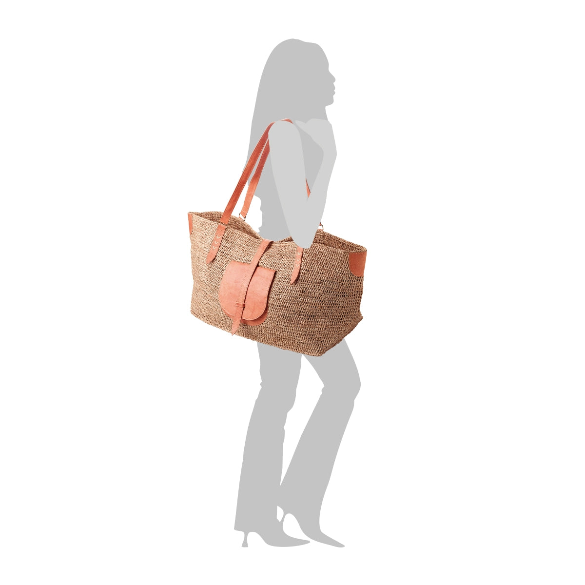 alt sac cabas femme raphia